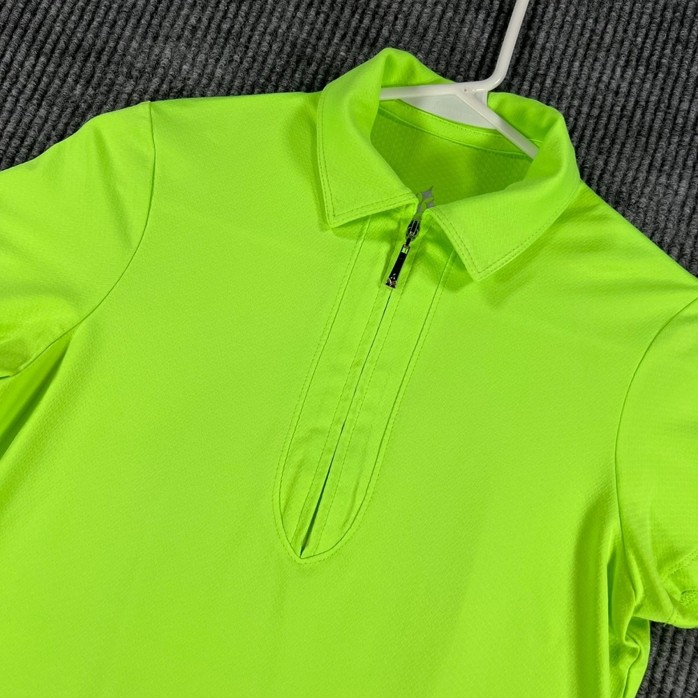 Slazenger Polo Shirt Womens XS Extra Small Green Short Sleeve Golf Athletic